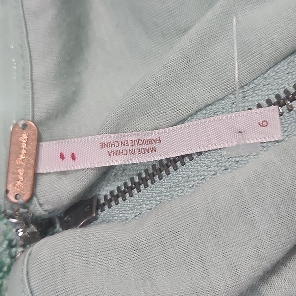 Free people Frida Ruffle Mini Dress size 6. B 24 - Picture 5 of 6